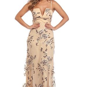Floral prom/ formal dress